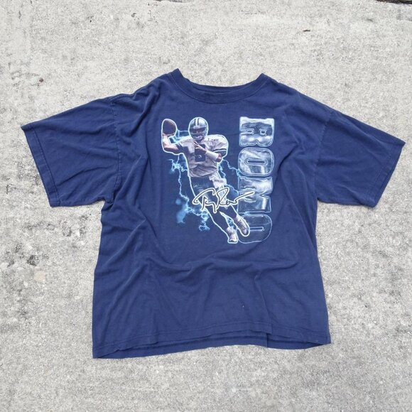Y2K Tony Romo Lightning Dallas Cowboys Tee Shirt - Picture 1 of 4